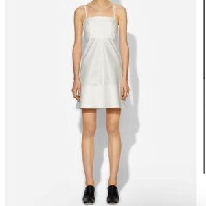 Proenza Schouler Back Cut Out Mini Dress in cream size M